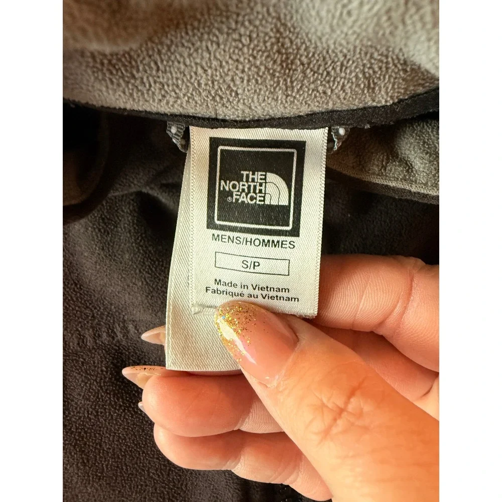 The North Face Men's Black/Gray‎ Fleece Full Zip Size S